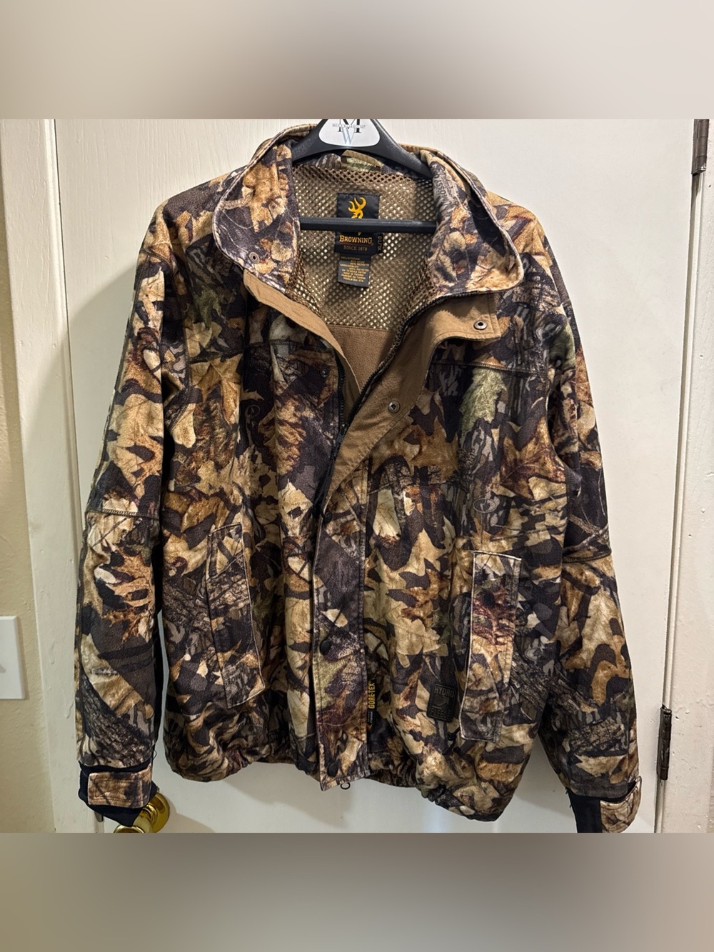 GORE-TEX Browning hydrofleece Men's Camo Hunting Jacket - Brown/Green/Black